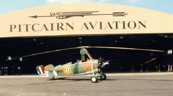 Pitcairn P-39 Autogiro "BW-830" at Oshkosh, WI (Source: EAA)